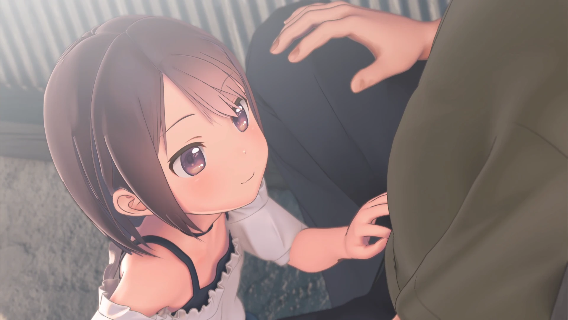 在公交站与萝莉做爱