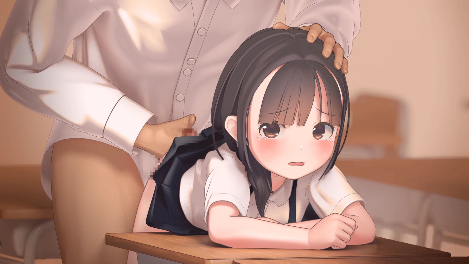教室后入萝莉